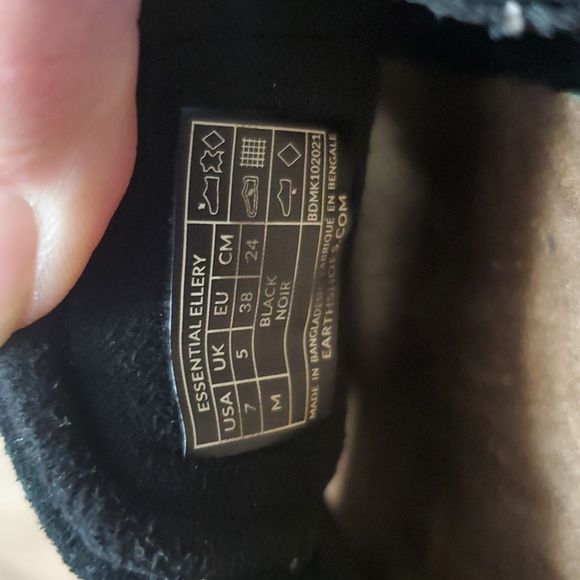 Earth Origins  Ellery Women’s Black slip on Suede sandal clog, Size 7 - Picture 7 of 8